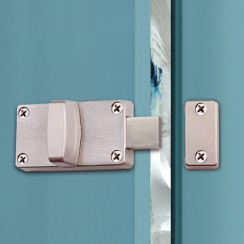Zinc Alloy Vacant/Occupied Bathroom Lock - Privacy Indicator Bolt for