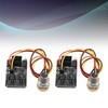 2 Pcs PC Fan Controller 3 Pin 4 Pin Fan