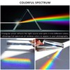 QFkris 2 Pack 6inch K9 Crystal Optical Glass Triangular Prism