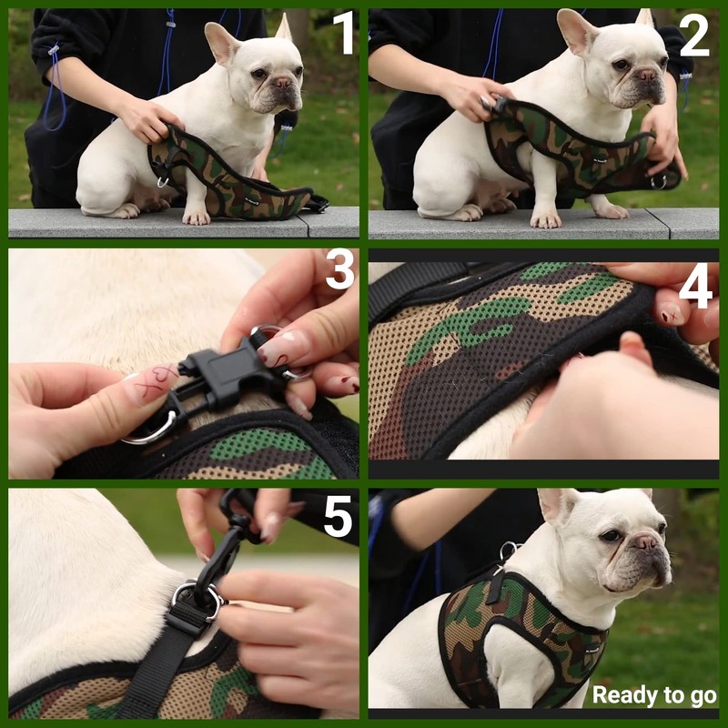 Mr. Peanut's PupTrek Small Dog/Cat Soft Mesh Step in Harness