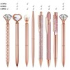 Glitter Ballpoint Pen Set, 1 Set Artificial Diamond Pen, Creative
