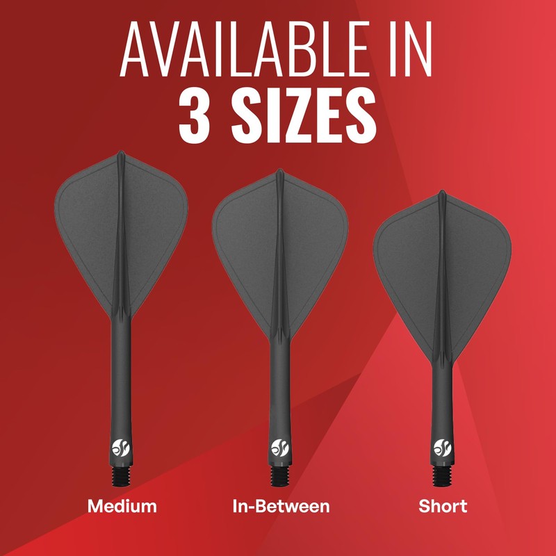 Shot! Darts Flight Deck One Piece Dart Flight and Shaft