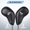 Golf Iron Cover, Magnet, 10 pcs(4-9,PW,GW,SW,LW) Wedge Cover, Club Head