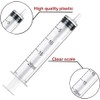 MKUCCD 10PCS 20ml Bulk Plastic Syringes without Needle with Measuring