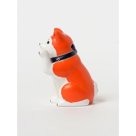 Beams Japan Arts & Crafts & Toys [Bespoke] Chugai Toen Maneki Dog Left Hand No. 3 Orange -, Orange