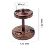 Dr Watson Wooden Pipe Stand for 3 Smoking Pipes -