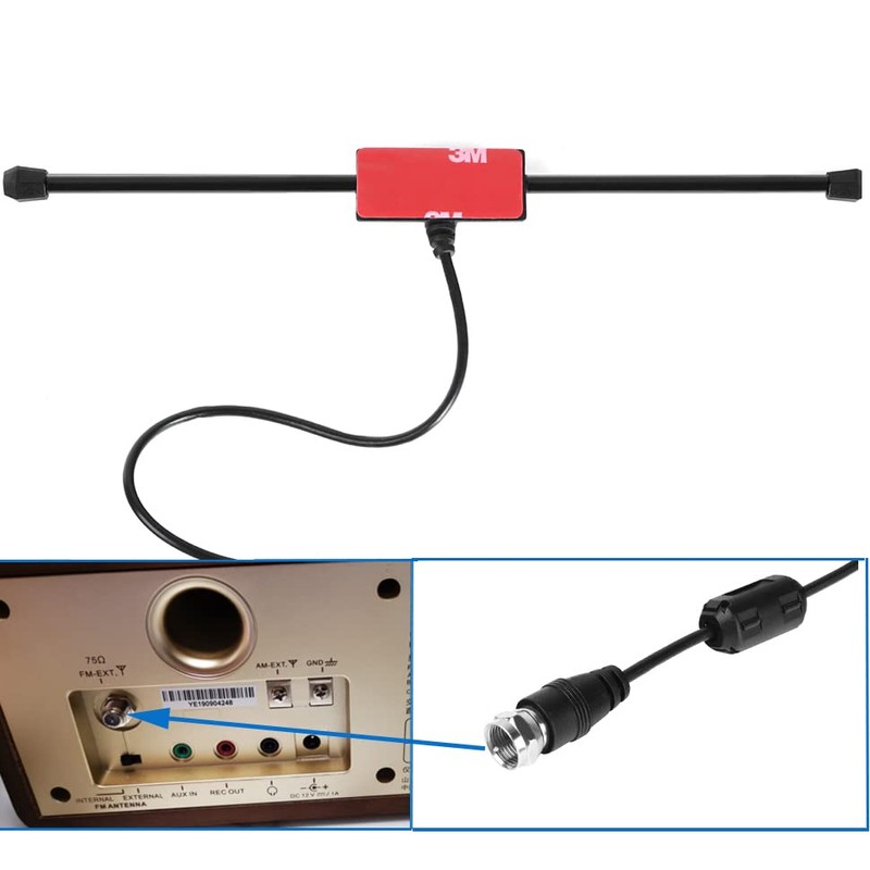 CHHLIUT Universal FM Radio Dipole Antenna Screw F Male Plug