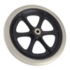 Wheelchair Wheel 8in PU Walker Caster Replacement Skidproof with Ball