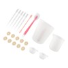 Silicone Measuring Cup Tool Kit Spatula Finger Gloves Pipettes Epoxy