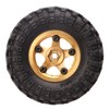 1 Inch RC Tires Brass Wheel Hub Rubber RC Car