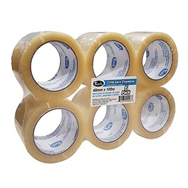 Cinta Transparente Tuk 6 pzas + 1 cubre bocas Lavable, reutilizable high performance Gratis