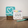 NOT JUST A PRINT Running Gift Coaster Set with 'Runderful'
