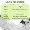 NDTEZUGT 2 Pairs 1/10" (2.5mm) Elastic Thin Shoe Laces, Stretch