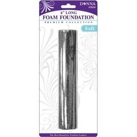 DONNA 6-Inch Soft Foam Foundation Hair Styling Form Updo Bun Support