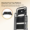 EASYBERG 5 Step Ladder with Safety Handrail, Heavy Duty Folding