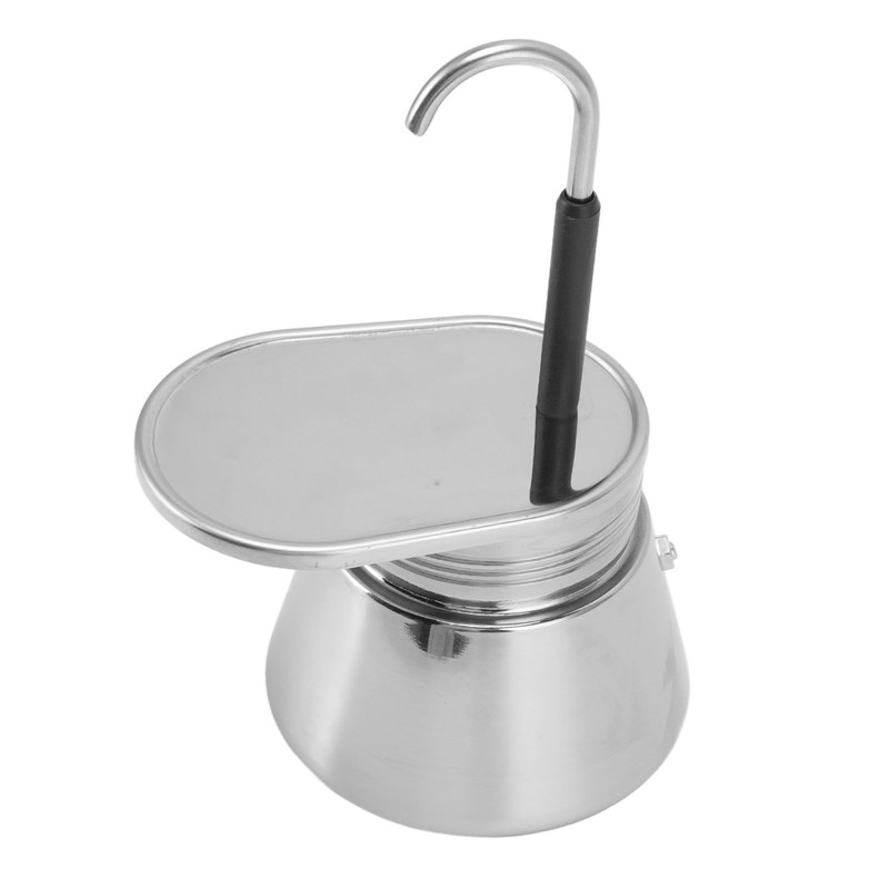 Moka Pot Stainless Steel Italian Type DIY Large Capacity Light