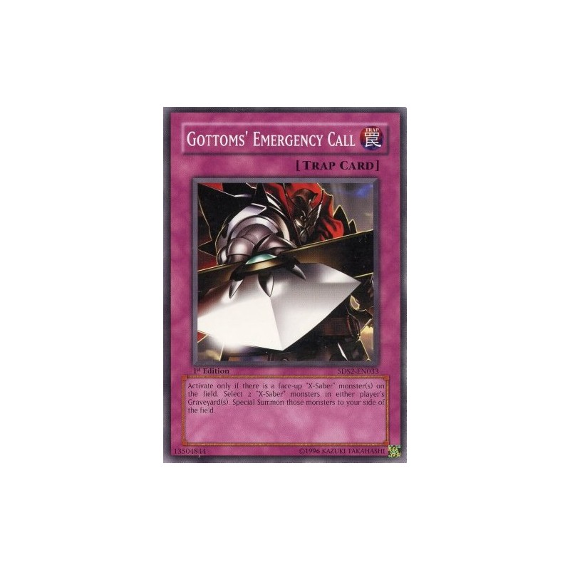 Yu-Gi-Oh! - Gottoms' Emergency Call (5DS2-EN033) - 5Ds Starter Deck