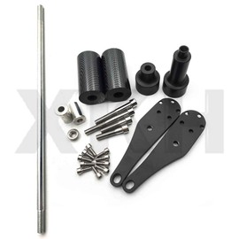 SMT-No Cut Frame Slider Protector Compatible With 2006 2007 Kawasaki Zx10R Zx-10R Zx 10R Carbon [B075VLZDVN]