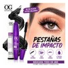 Rimel Waterproof Microfibras Color Negro Volumen