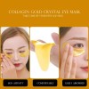 50 Pares De Parches Para Ojos Crystal Gold Que Eliminan