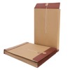 10Pcs A4 Large Kraft File Folder Foolscap Brown Gussetted Envelope