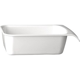 APS GH402 1/4Gn Cascade Buffet Bowl, Colour: White