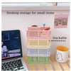 Pack of 6 Small Plastic Folding Boxes, 15 x 10