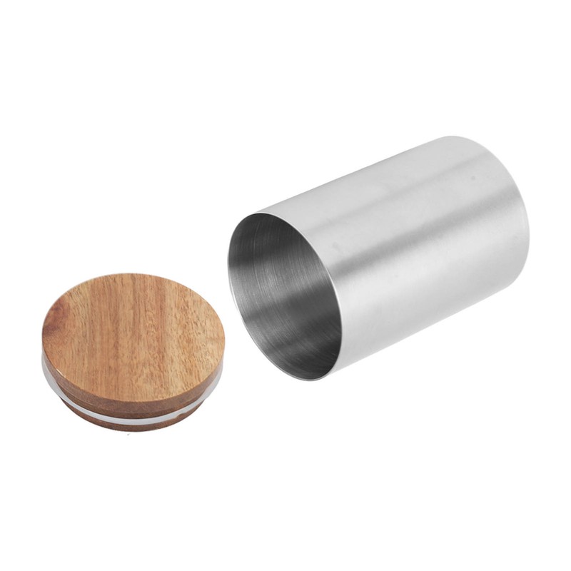 Tea Canister 304 Stainless Steel Tea Container Thicken Tea Sealing