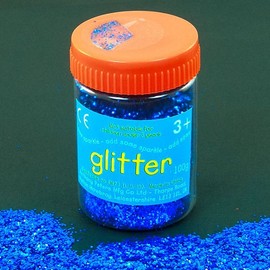 Blue Art and Craft Glitter - 100g Tub