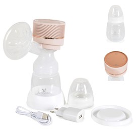 Cangaroo Bianka Electric Breast Pump 9 Pump Strengths Bottle Teat 0+ Lid Colour: Beige