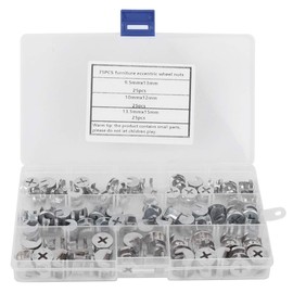 75 Piezas Tuerca de Leva 3 en Conector de Acero Al Carbono Tuercas de Conexión para Muebles Juego de Tuercas de Rueda Excéntricas para Gabinetes Puertas de Gabinete Puertas