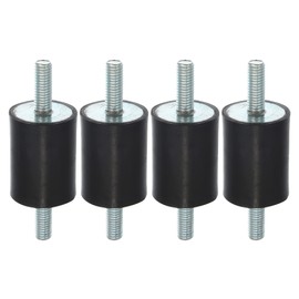 X AUTOHAUX 4pcs M8 Anti Vibration Rubber Isolator Mount 30x40mm for Car Engines