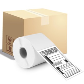 Thermal Label Stickers 350 Sheets per Roll, 3.9 x 5.9 inches (100 x 150 mm), Compatible with Click Posts, For Thermal Label Printers, A6 Size, Yu Packet Post Shipping Stickers, 3.9 x 5.9 inches (10 x