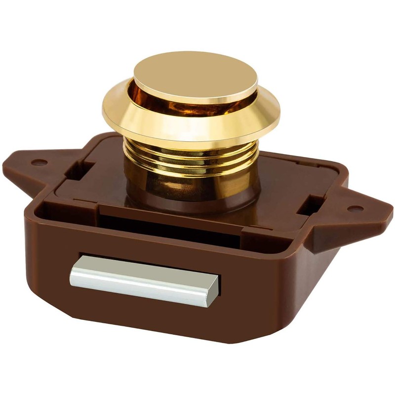 POFET Push Button Cabinet Door Catch Lock Caravan Motorhome Camper