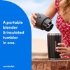 nutribullet Flip Portable Blender with Insulated Cup, White, NBPB50350AW