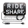 YSY Juren LED Car Window Accessory Sign RIDESHARE for Ride