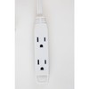 Axis 3-Outlet Indoor Extension Cord with Flat-Profile Plug - 8-foot,
