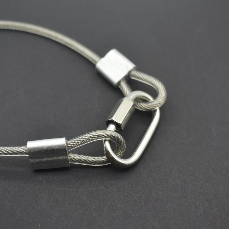 Floyutin 10 Pcs 2mm Wire 12 inch Vinyl Coated Stainless