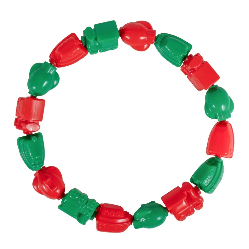 LEARNING ADVANTAGE Transportation Themed Snap Beads 36 Pieces Fine Motor