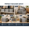 3-Pack Foldable Storage Bins with Lids, Foldable Baskets with Handles,
