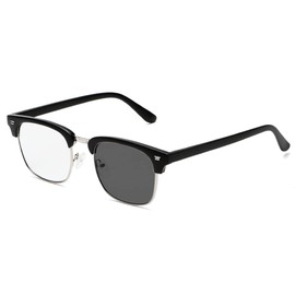 ZAMGIC Photochromic Sunglasses Blue Light Blocking Glasses for Men and Women Day Night Multi-use Eyeglasses (Shiny Black)