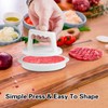 Burger Press Patty Makers, Round Non-stick Stuffed Hamburger Press Accessories