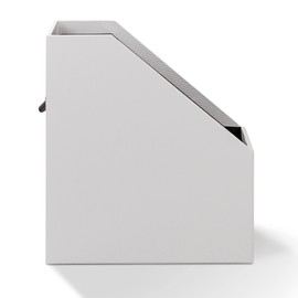 Rössler S.O.H.O. Magazine File Special Edition White for A4 with Handle and Index Holder