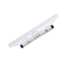 Wmzjnljy 1pc 12 Inch Measuring Rolling Ruler Plastic Multi-Purpose Drawing