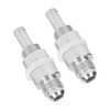 2pcs AN6-5/16 Hose Barb Adapter Aluminum Fuel Pump Tank Fitting