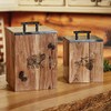 Park Designs Rustic Wood Canister - Large