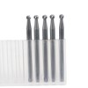 Luo ke 5 Pcs 2.5mm Carbide Ball Burs, 1/8'' Shank