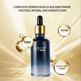 BLUE LOVE 1PC Cordyceps Facial Essence Serum - Reduces Fine Lines & Wrinkles, Hydrating & Anti-Aging Formula with Natural Ingredients for All Skin Types