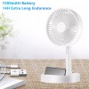 Paddsun New Stand Fan Portable Folding Pedestal Telescopic Table Floor