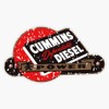Cummins Diesel Waterproof Vinyl Window Bumper Sticker Decal 5"